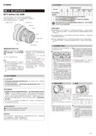CANON佳能EF 11-24mm f_4L USM